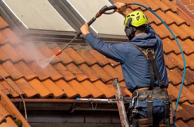 Démoussage et hydrofuge de toiture à Grenay
